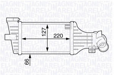 MAGNETI MARELLI 351319201930 -  Интеркулер
